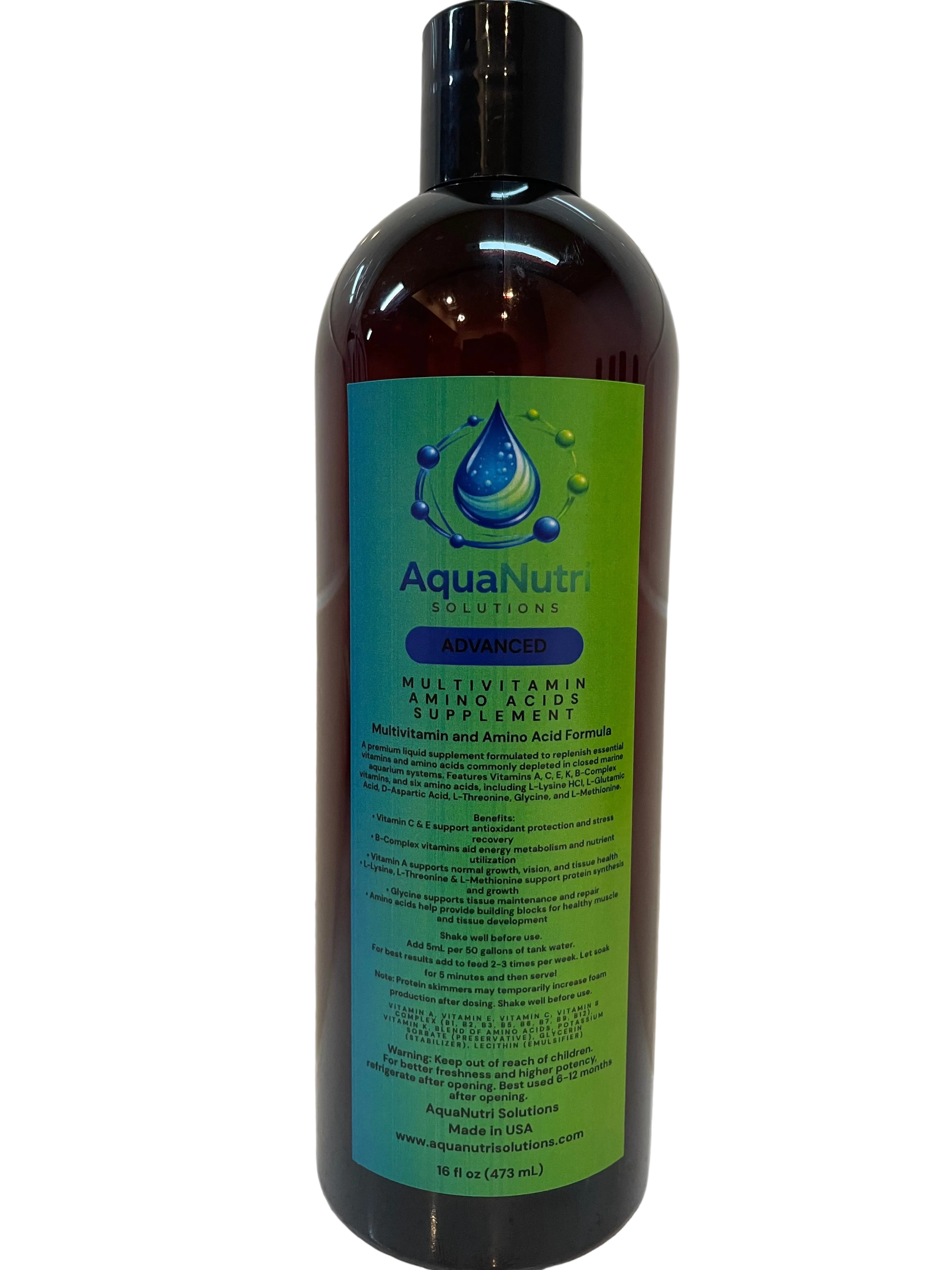 AquaNutri Solutions Advanced Multivitamin and Amino Acid