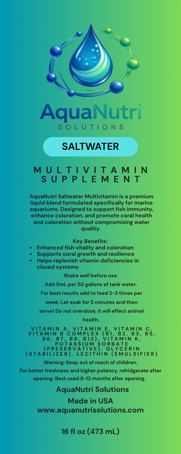 Saltwater Multivitamin and Vita-C+ Bundle